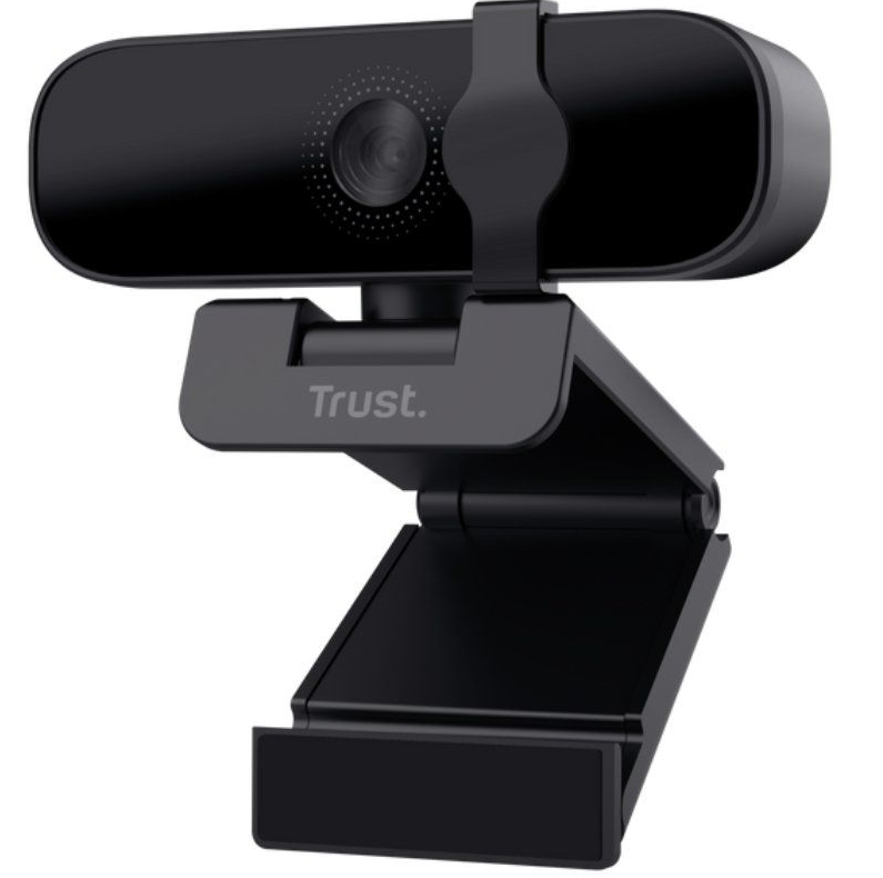 Webcam Trust Tanor/ Foco Automático/ 1920 x 1080 Full HD