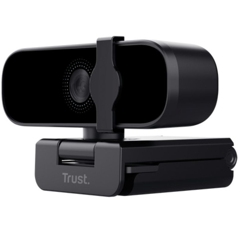 Webcam Trust Tanor/ Foco Automático/ 1920 x 1080 Full HD