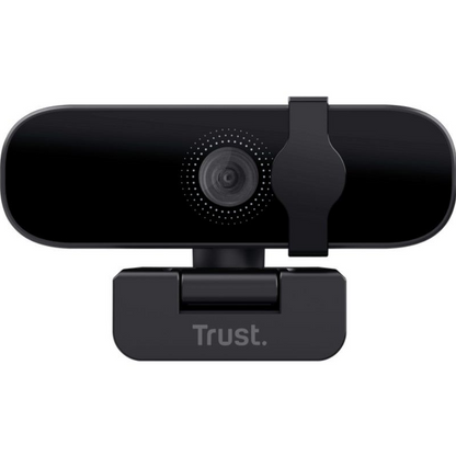 Webcam Trust Tanor/ Foco Automático/ 1920 x 1080 Full HD