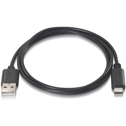 Cabo USB 2.0 Tipo-C Aisens USB Tipo-C Macho / USB Macho 1m - Preto