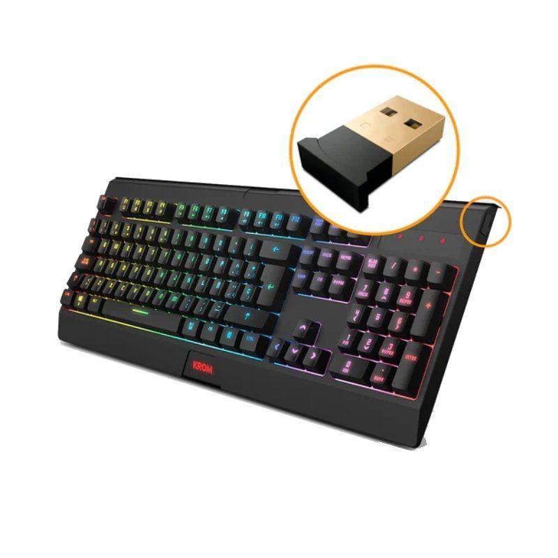 Pack Gaming Krom Kabala / Teclado + Rato Wireless