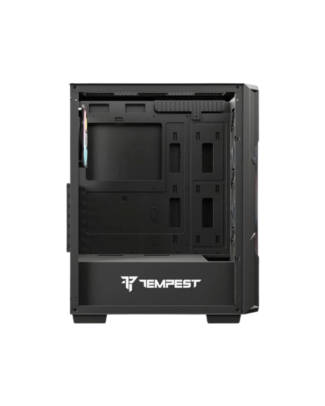 Caixa PC Tempest Garrison ARGB ATX | Vidro Temperado | USB 3.0 | Preta - Bee Store
