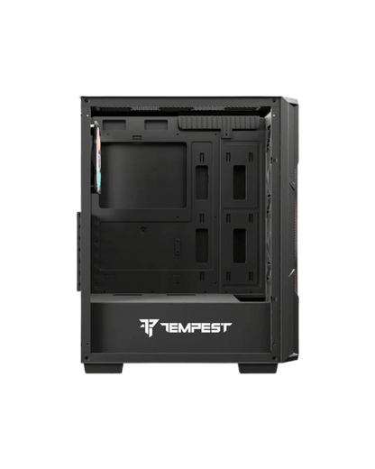 Caixa PC Tempest Garrison ARGB ATX | Vidro Temperado | USB 3.0 | Preta - Bee Store