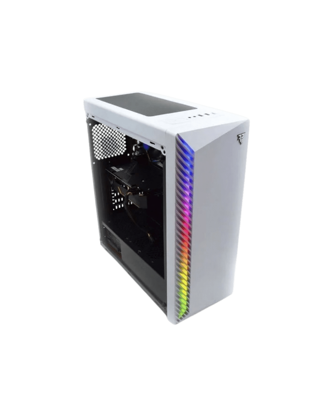 Caixa PC Tempest Shade RGB Torre ATX | Branca - Bee Store