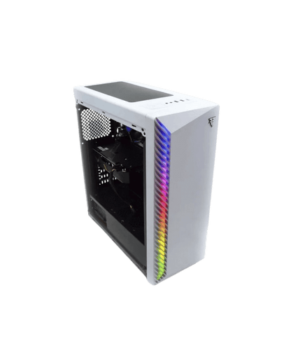 Caixa PC Tempest Shade RGB Torre ATX | Branca - Bee Store