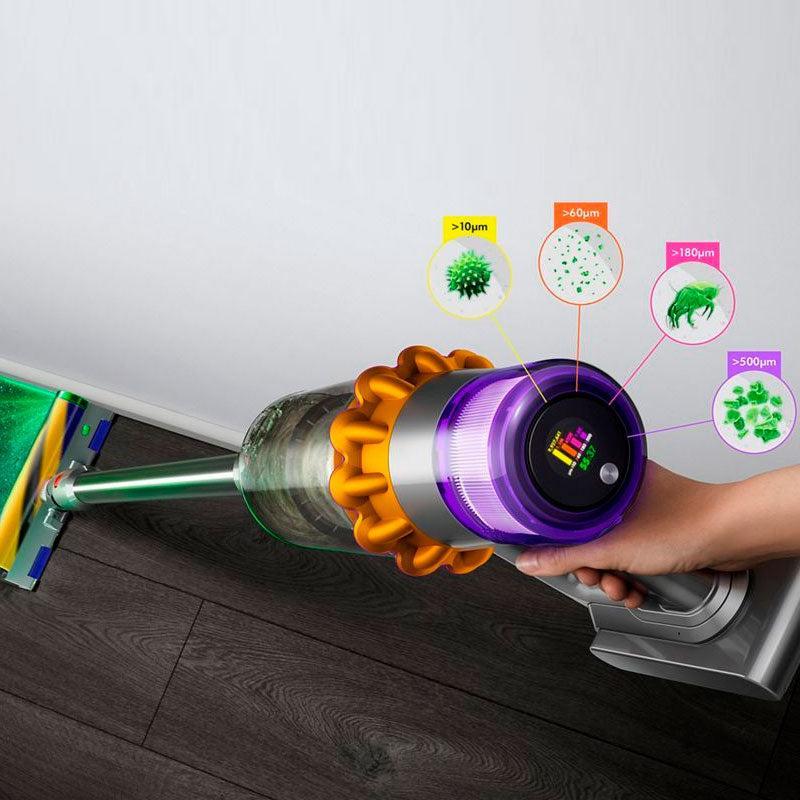 Dyson Vacuum Cleaner V15 Detect Fluffy - Blue/Nickel - Bee Store