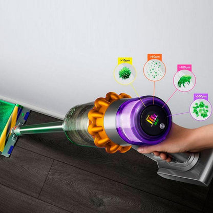 Dyson Vacuum Cleaner V15 Detect Fluffy - Blue/Nickel - Bee Store