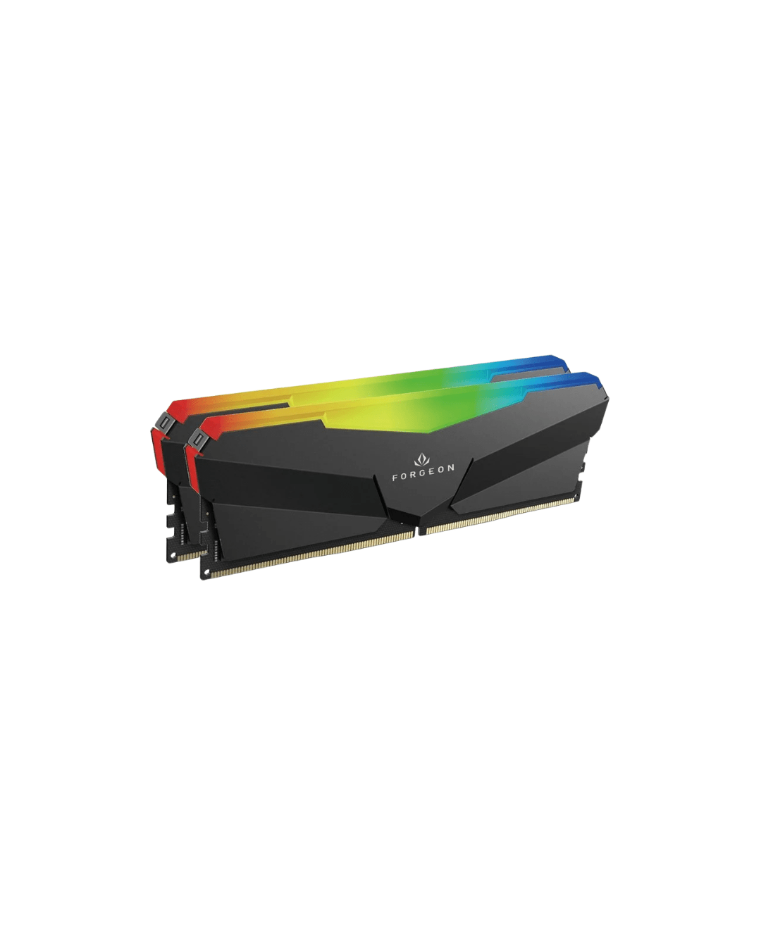 Memória RAM Forgeon Cyclone PRO RGB DDR5 6000 MHz 32GB 2x16GB CL30 Preto - Bee Store