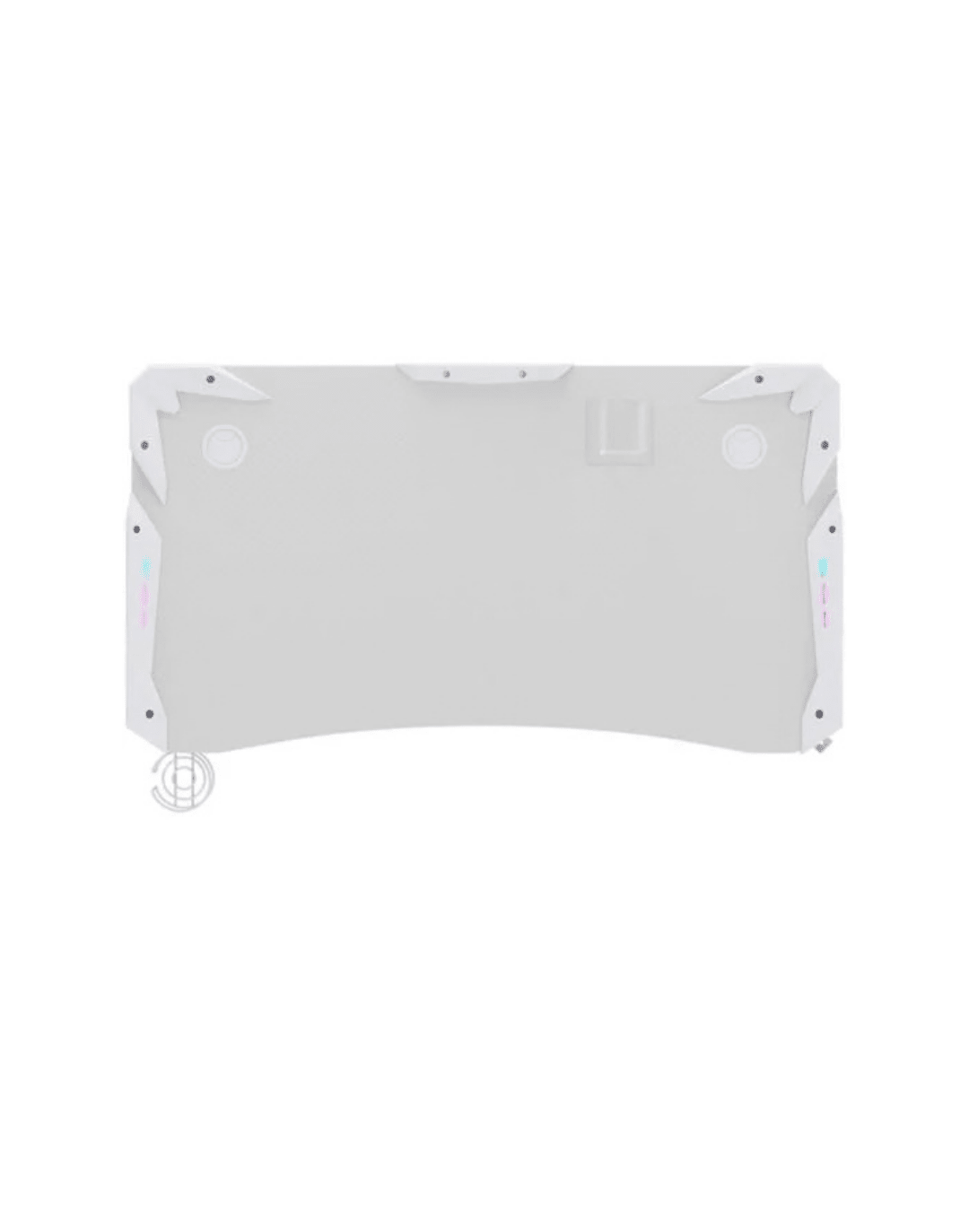 Mesa Gaming Tempest Safezone White 120x66cm RGB Branca - Bee Store