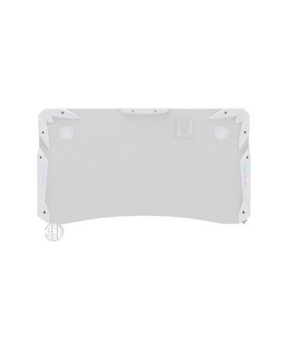 Mesa Gaming Tempest Safezone White 120x66cm RGB Branca - Bee Store