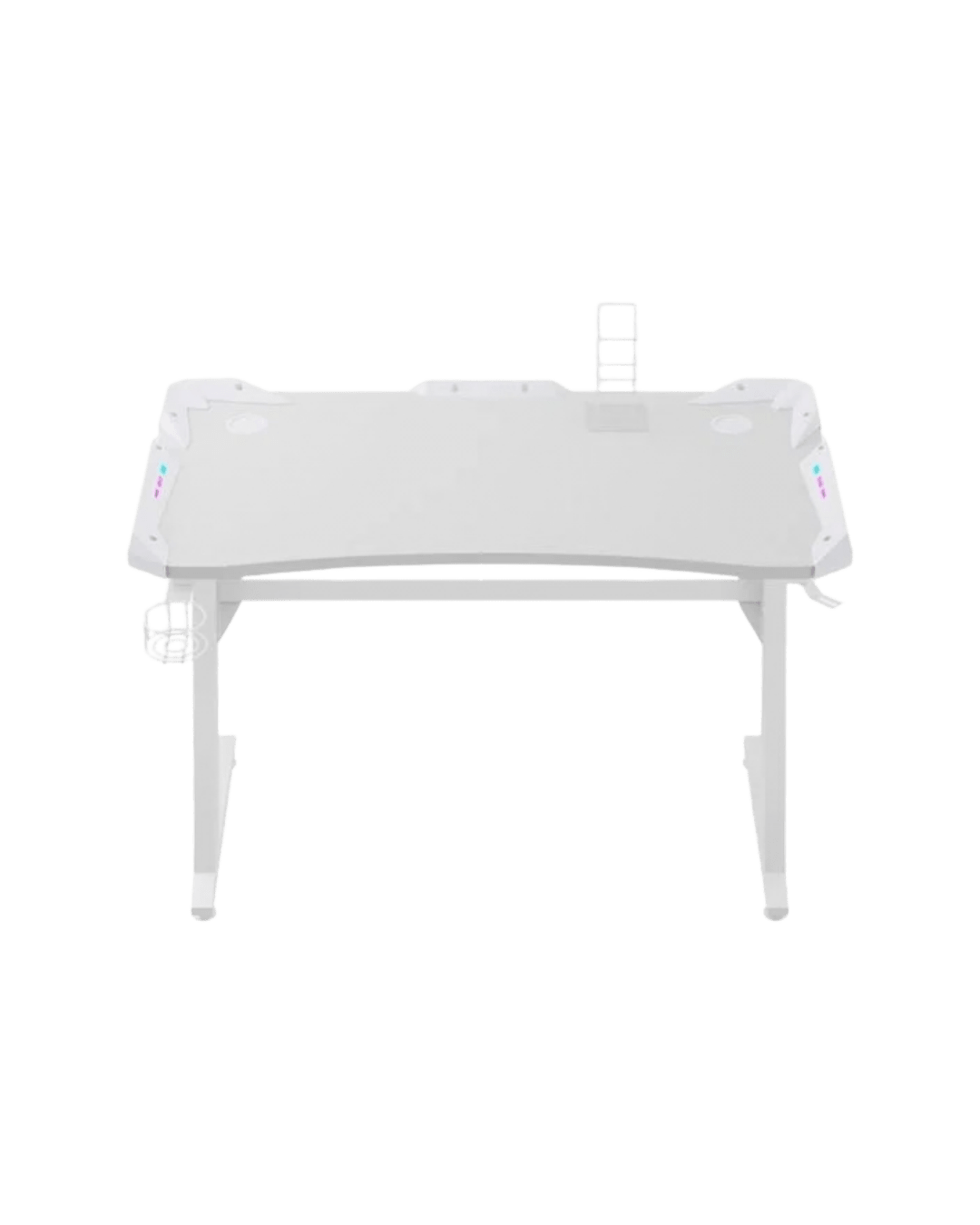 Mesa Gaming Tempest Safezone White 120x66cm RGB Branca - Bee Store