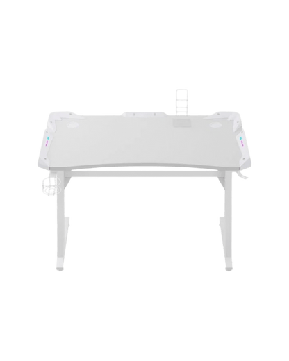 Mesa Gaming Tempest Safezone White 120x66cm RGB Branca - Bee Store