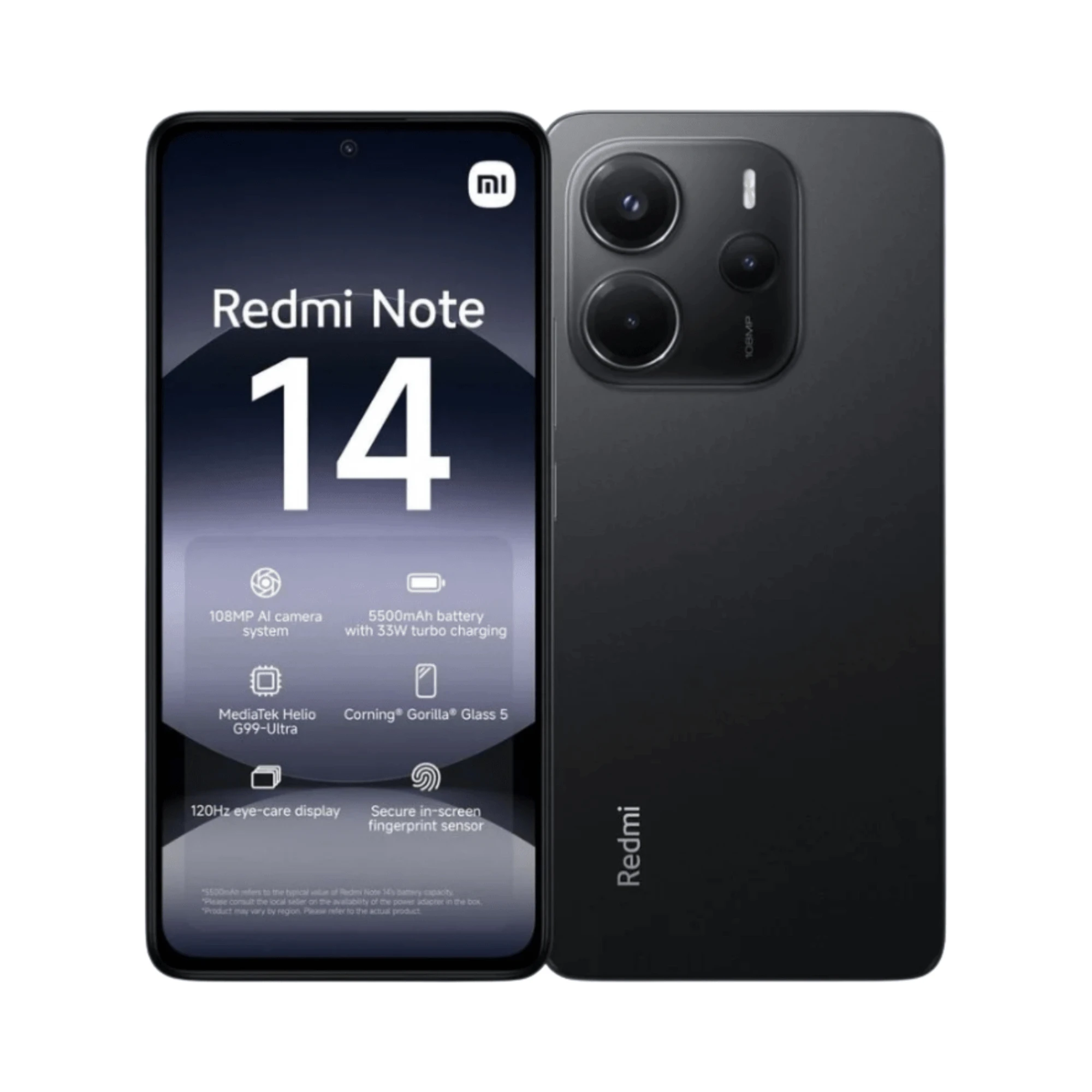 Xiaomi Redmi Note 14 4G Dual Sim 8GB RAM 256GB - Midnight Black - Bee Store