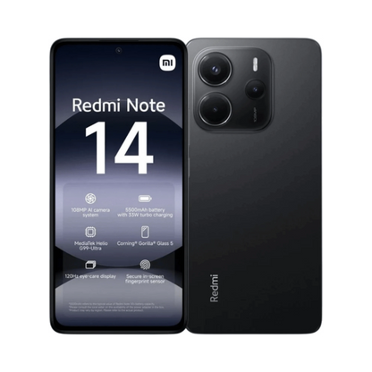 Xiaomi Redmi Note 14 4G Dual Sim 8GB RAM 256GB - Midnight Black - Bee Store