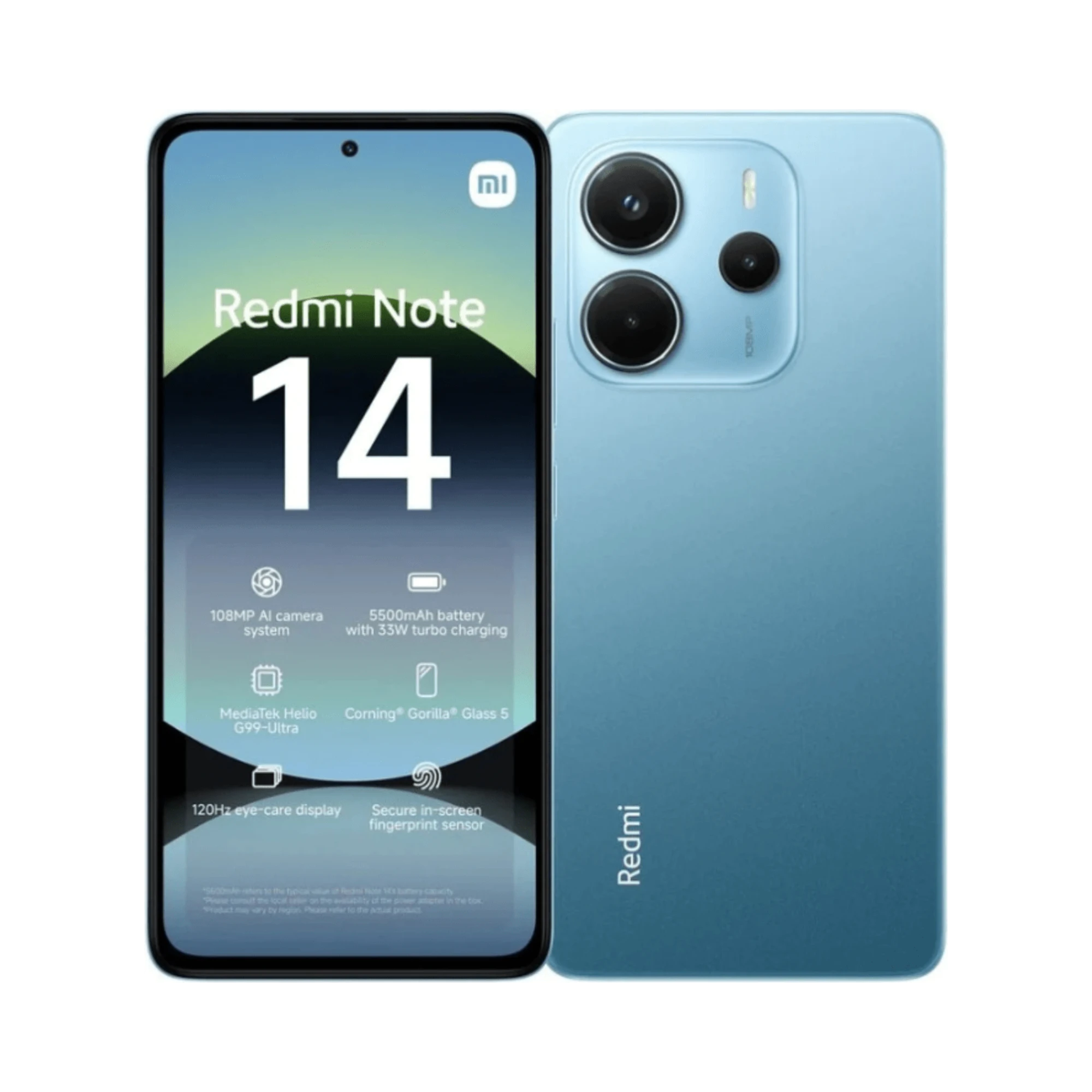 Xiaomi Redmi Note 14 4G Dual Sim 8GB RAM 256GB - Ocean Blue - Bee Store