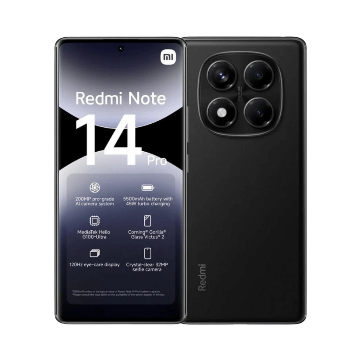 Xiaomi Redmi Note 14 Pro 4G Dual Sim 12GB RAM 512GB - Midnight Black - Bee Store