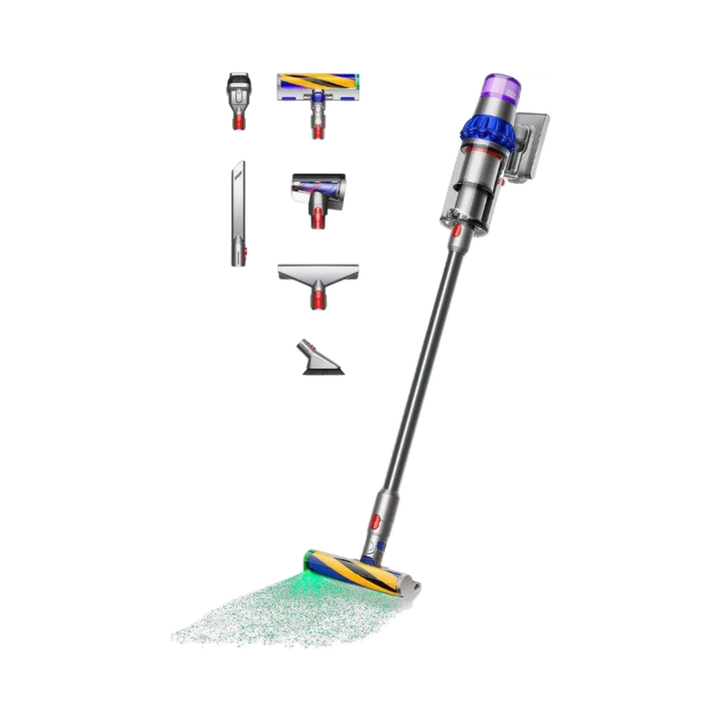 Dyson Vacuum Cleaner V15 Detect Fluffy Blue/Nickel