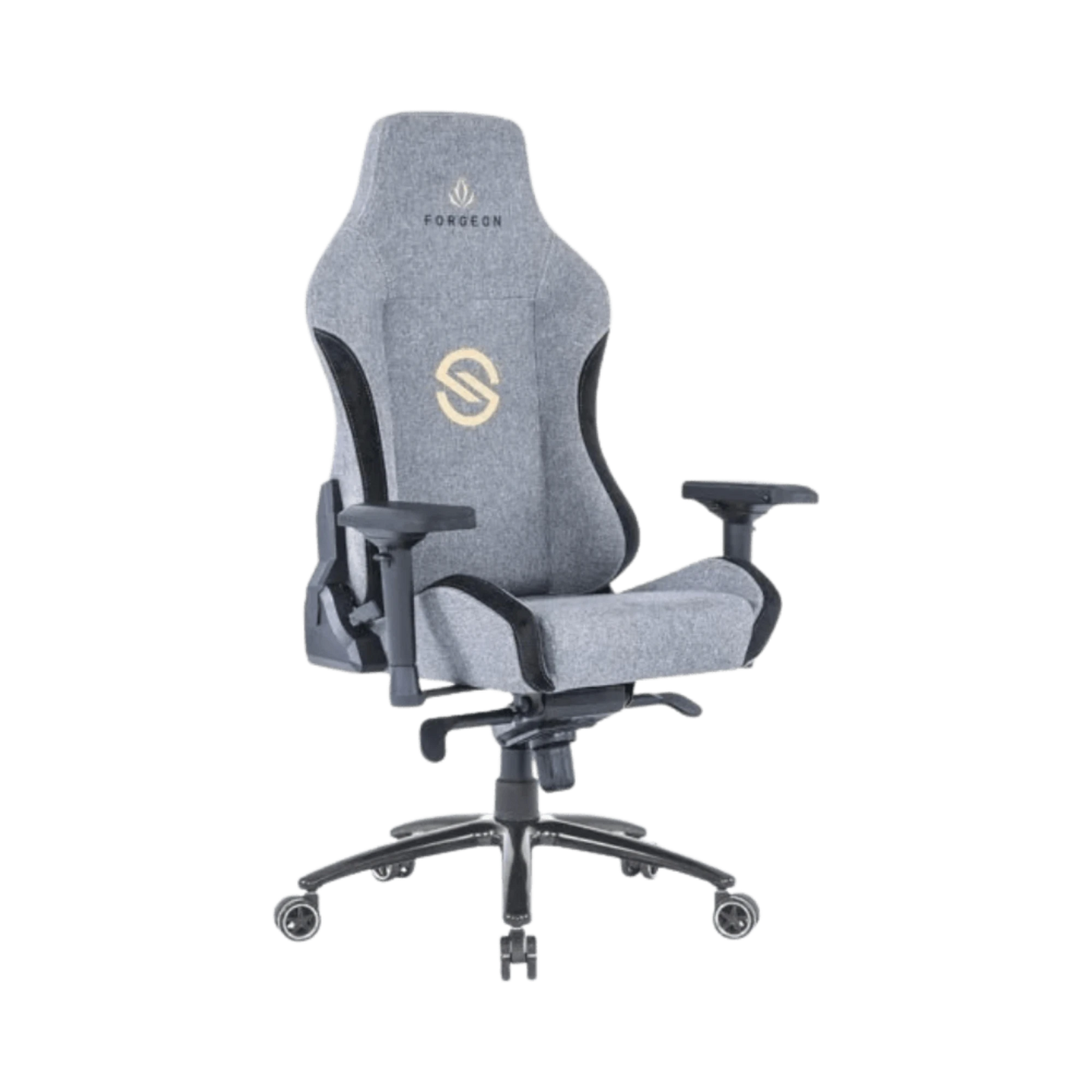 Cadeira Gaming Forgeon Spica: Tecido Respirável e Ergonómica em Cinzento - Bee Store