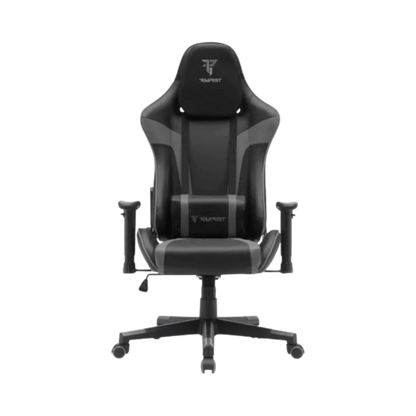 Cadeira Gaming Tempest Conquer: Ergonomia e Design Robusto em Cinzento - Bee Store