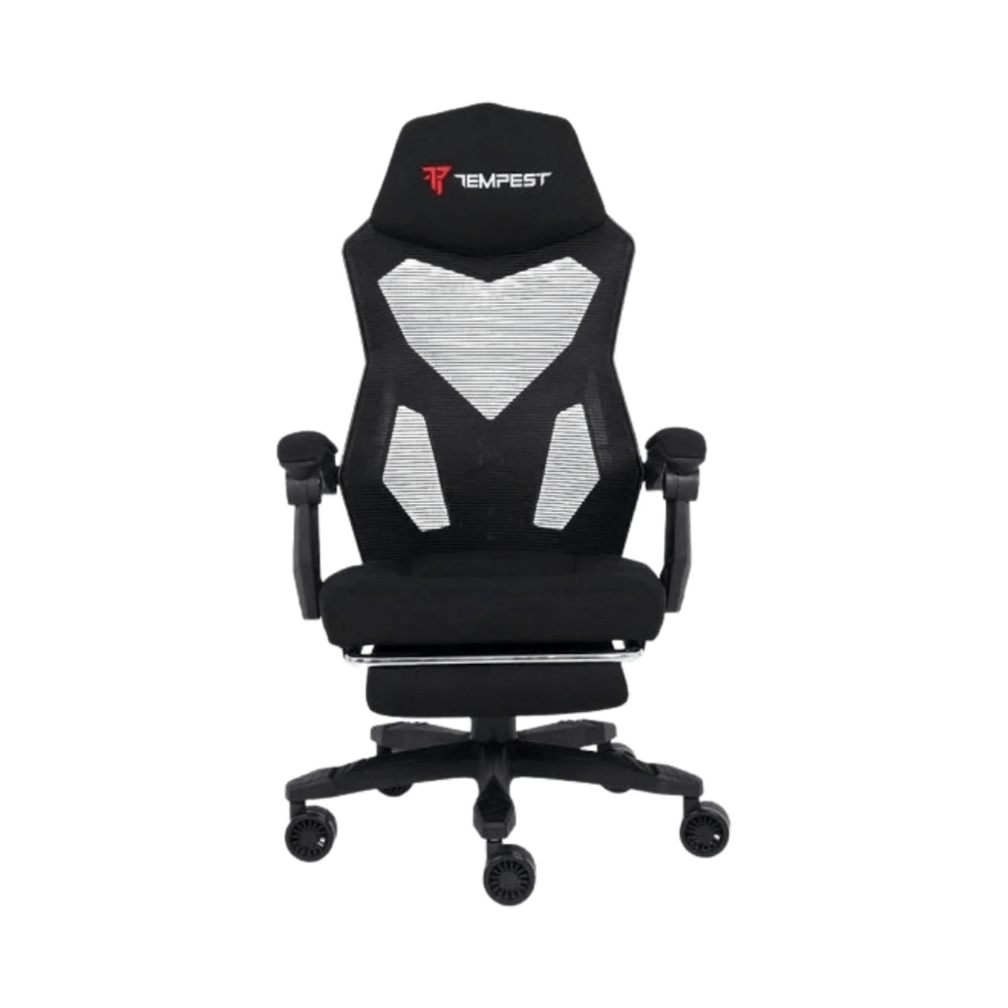 Cadeira Gaming Tempest AeroGamer Tecido Respirável Preta - Bee Store