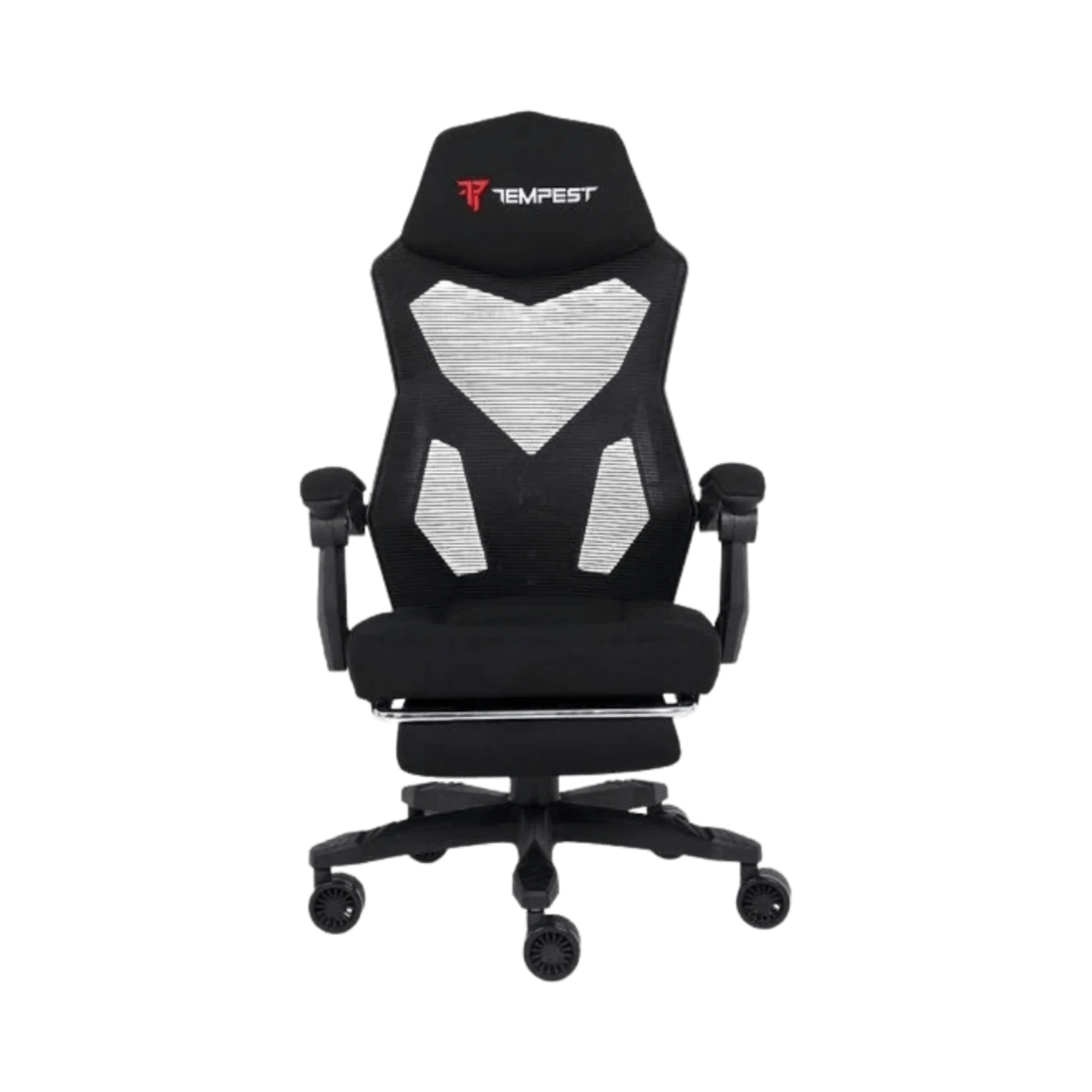 Cadeira Gaming Tempest AeroGamer Tecido Respirável Preta - Bee Store