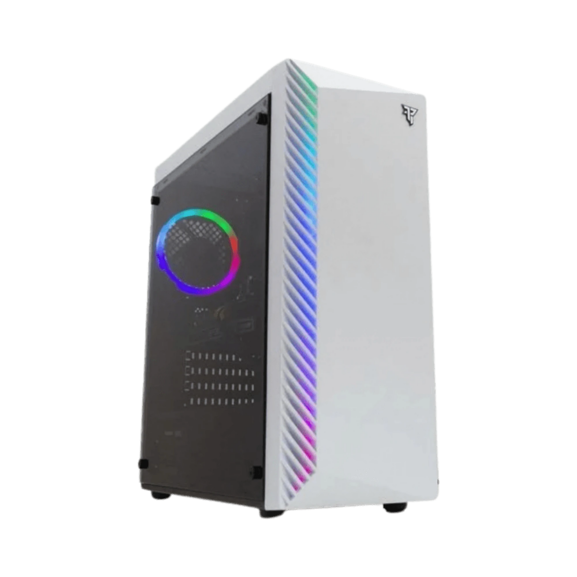 Caixa PC Tempest Shade RGB Torre ATX | Branca - Bee Store