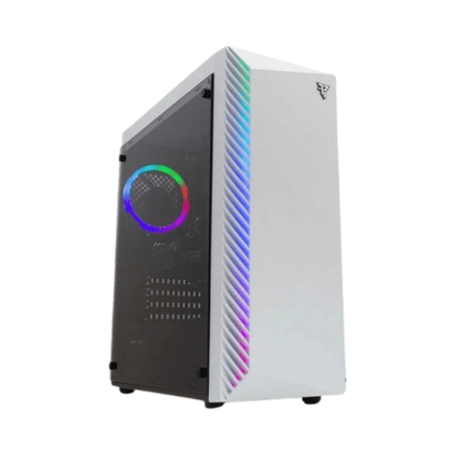 Caixa PC Tempest Shade RGB Torre ATX | Branca - Bee Store