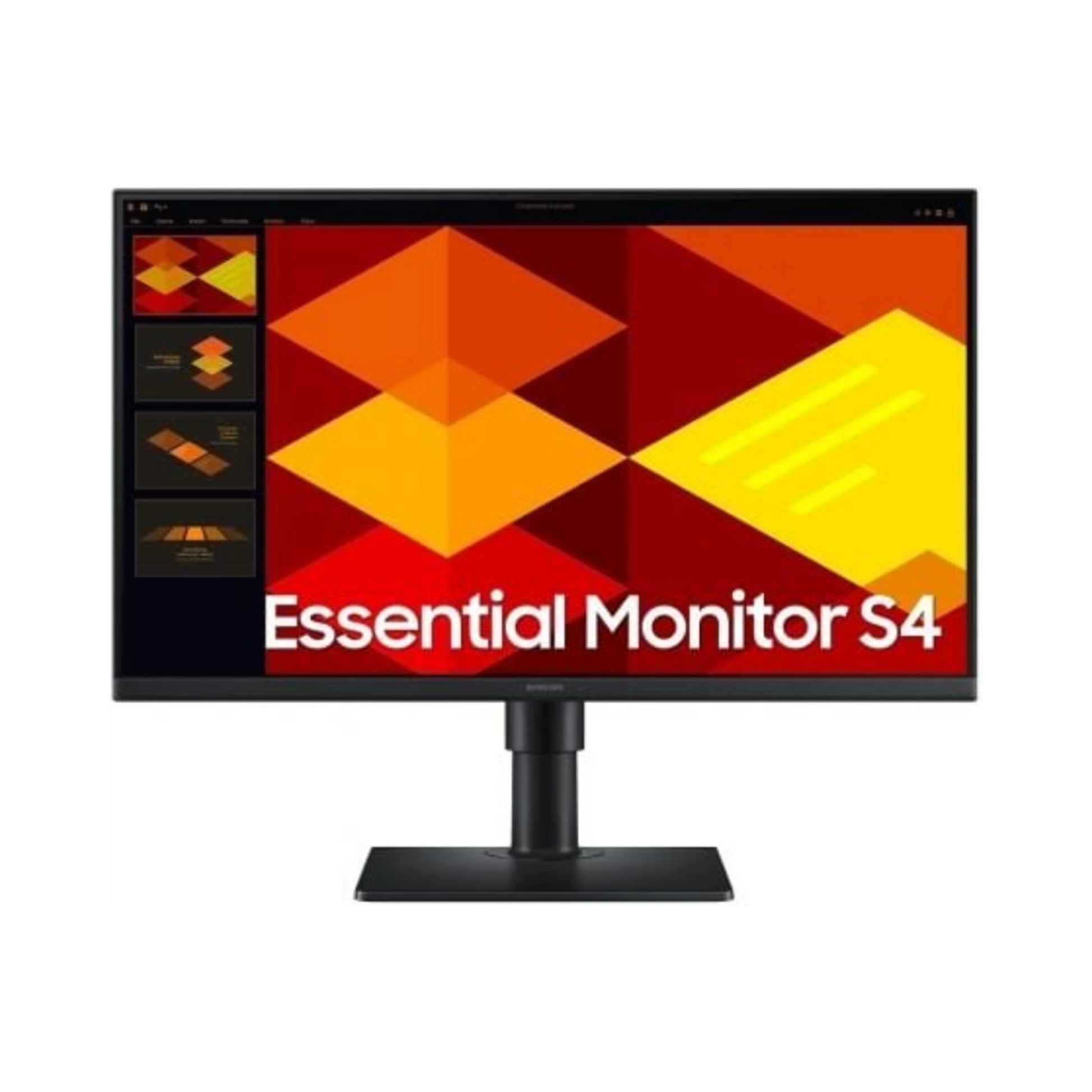 Samsung Essential S4 S24D402GAU 24" Full HD IPS 100Hz — Monitor Business com Base Ergonómica Completa - Bee Store