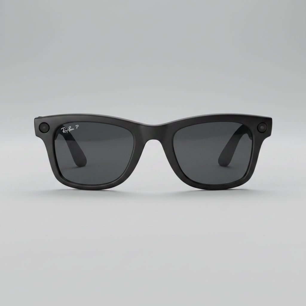 Ray-Ban Meta Wayfarer Gen1 AI Glasses - Matte Black/ Graphite