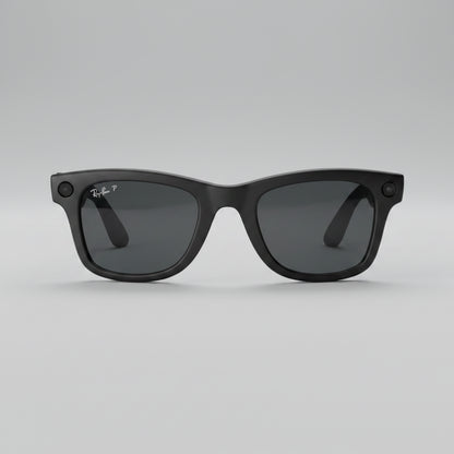 Ray-Ban Meta Wayfarer Gen1 AI Glasses - Matte Black/ Graphite