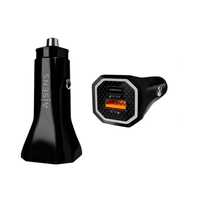 Carregador para automóvel Aisens 38W - Black