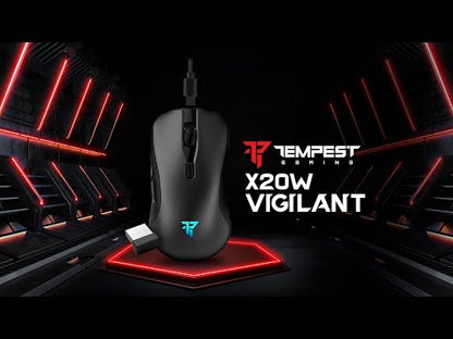 Tempest X20W Vigilant RGB 16.000 DPI Black