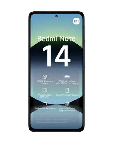Xiaomi Redmi Note 14 4G Dual Sim 8GB RAM 256GB - Ocean Blue - Bee Store
